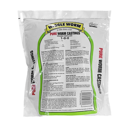 Worm Castings Fertilizer in 4.5lb Resealable Zipper Pouch