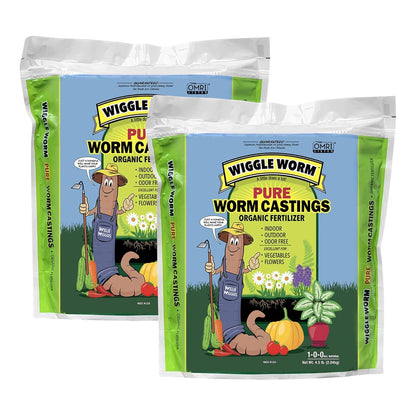 Worm Castings Fertilizer in 4.5lb Resealable Zipper Pouch